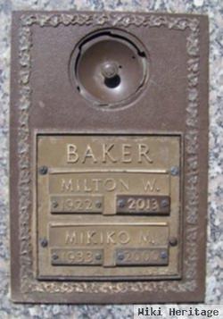 Mikiko M. Kitasawa Baker