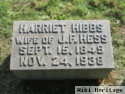 Harriet Ann Hibbs Hess