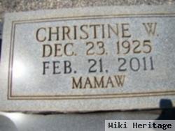 Christine W "mamaw" Davis