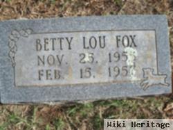 Betty Lou Fox