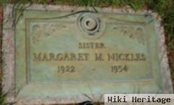 Margaret M Hubbard Nickles