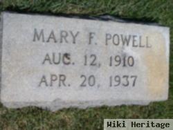 Mary F Powell