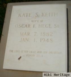 Kate S. Keith Hege