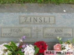 Egon Reinhart Zinsli