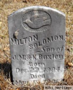 Milton Solomon Baxley