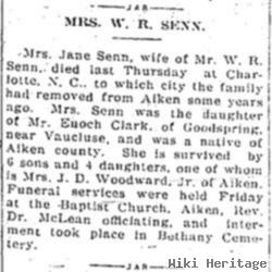 Sarah Jane Clark Senn