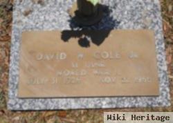 David W Cole, Jr