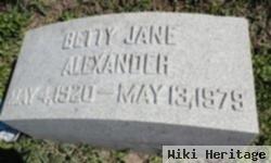 Betty Jane Alexander