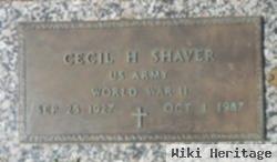 Cecil H Shaver