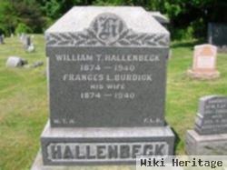 Frances Lake Burdick Hallenbeck