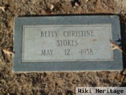 Betty Christine Stokes