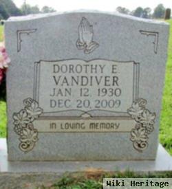 Dorothy E. "dot" Vandiver