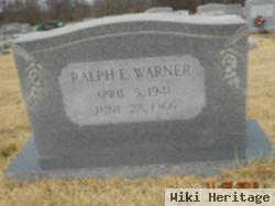 Ralph E. Warner