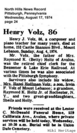 Henry J. Volz