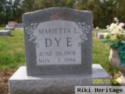 Marietta L. Hartwell Dye