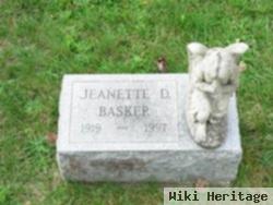 Jeanette D Basker