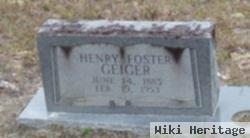 Henry Foster Geiger