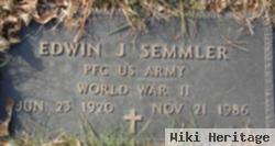 Pfc Edwin J. Semmler