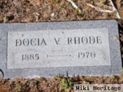 Theodocia Vandella "docia" Cason Rhode