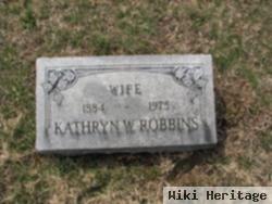 Kathryn W. Robbins