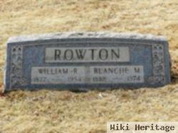 Blanche M Rowton