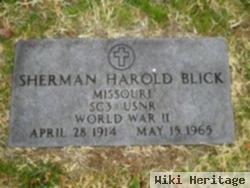 Sherman Harold Blick