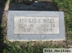 Rev George Congdon Hicks