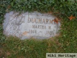 Martha G Murphy Ducharme