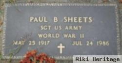 Paul B Sheets