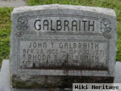 John T Galbraith