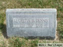 Lucretia Beatrice Morehouse Dennis