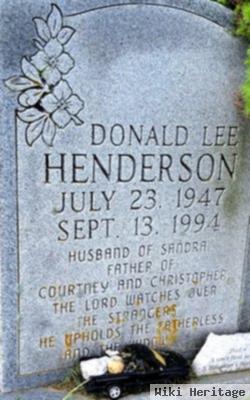 Donald Lee Henderson