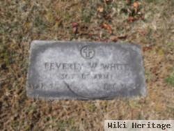 Beverly W White