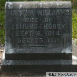 Martha Williams Purifoy Hobdy