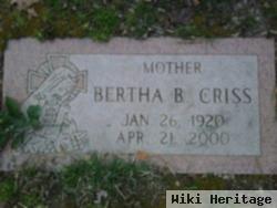 Bertha Berniece Spellis Criss