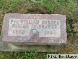 Pvt William Mcnees