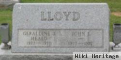 Geraldine J Heald Lloyd