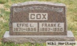 Frank E Cox