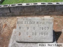 Mrs Elder B Walton