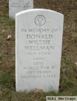 Donald Wiltsie Wellman