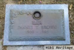 Fannie T. Brown