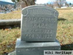 Boyd Edward Karr