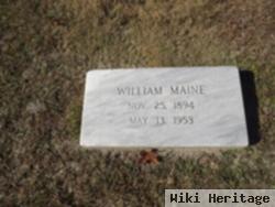 William M. "bill" Maine