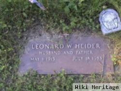 Leonard W. Heider