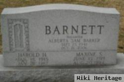 Harold H Barnett