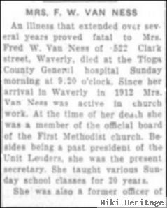 Ella Elizabeth Doty Van Ness