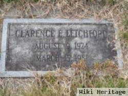 Clarence E Letchford