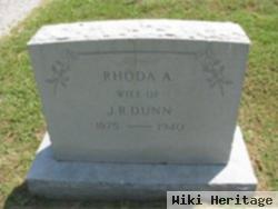 Rhoda Alice "rose" Hughes Dunn