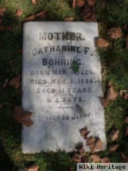 Catharine Fredericka Rader Bohning