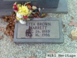 Etta Brown Marrett